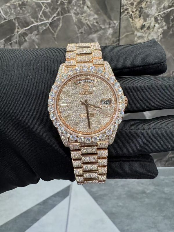 Moissanite watches Rolex