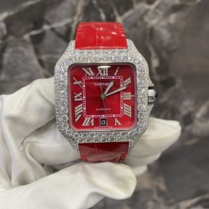 Cartier Lab Diamond Watch Men's