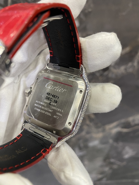 Cartier Lab Diamond Watch Men's - Image 4