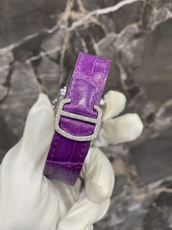 Cartier Santos Laboratory Diamond Watch - Image 5