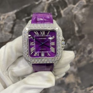 Cartier Santos Laboratory Diamond Watch